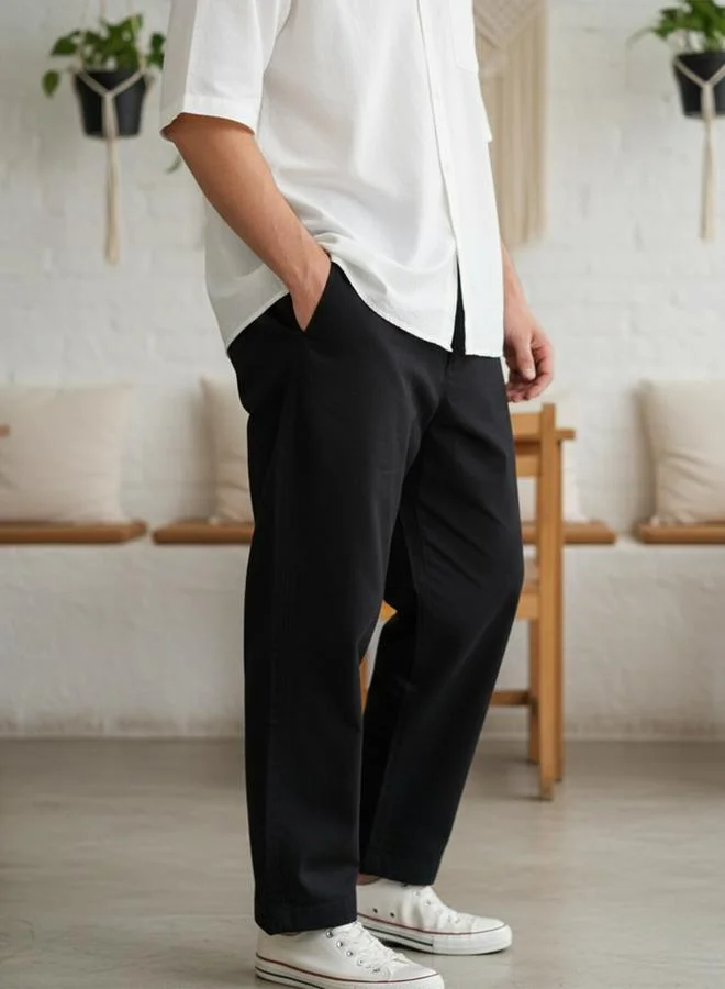 ترولوم بنطال قطن بقصة عادية للرجال